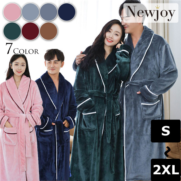 やわらか ナイトガウン 7Color 男女兼用サイズ ペアルック