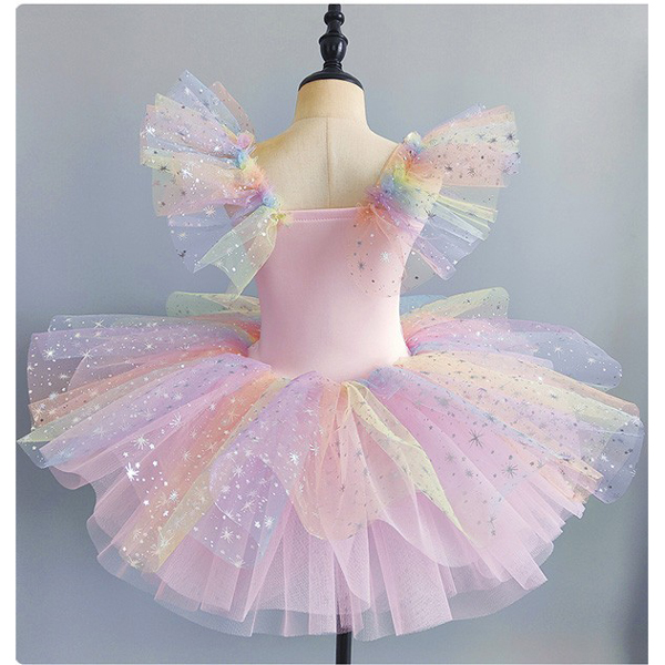 ダンスドレス バレエ　ダンス　ドレス 子供 チュチュ　スカート　レオタード Newjoy / チュチュスカート バレエ レオタード 子供用 ダンス衣装
